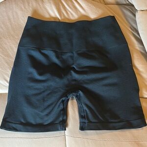 Alphalete Black Bike Shorts High-Waisted Performance